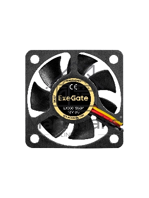 Вентилятор для корпуса ExeGate EX05015B3P черный, 50 мм, 6000 об/мин, 33 дБ, 3 pin