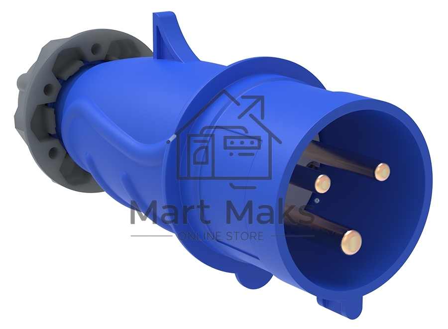 Вилка эл. каб. 16А 2P+PE 220В IP44 MAGNUM ССИ-013 IEK PSN01-016-3