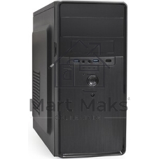 Компьютерный корпус Minitower ExeGate BA-309U2-UNS350 (mATX, БП UNS350 с вент. 12см, 1хUSB+2хUSB 3.0, HD аудио, черный)