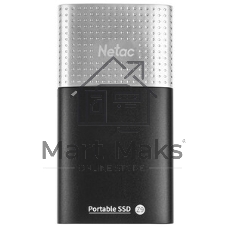 Внешний SSD Netac Z9, 500 Gb, USB 3.2 Gen 2 Type-C, R/W 550/480, черный