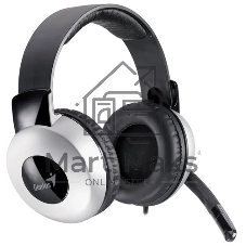 Гарнитура Genius HS-05A серый-чёрный, проводная, 3.5 мм
