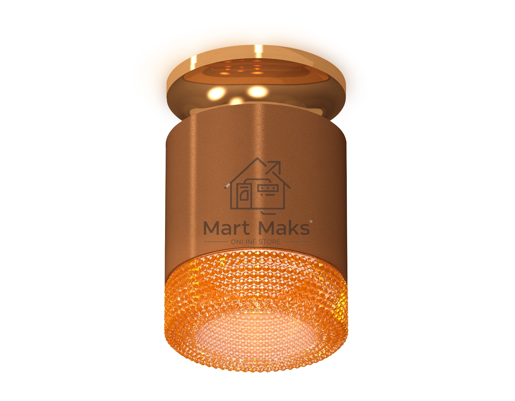 Светильник Ambrella Light XS7404122 SCF/PYG/CF кофе песок/золото желтое полированное/кофе MR16 GU5.3 (N7929, C7404, N7195)