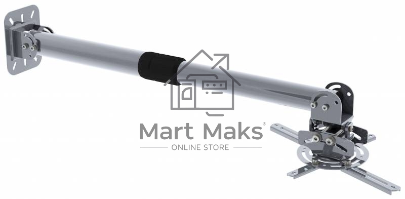 Кронштейн для проектора Cactus CS-VM-PR16L-AL серебристый макс.13.6кг настенный и потолочный поворот и наклон