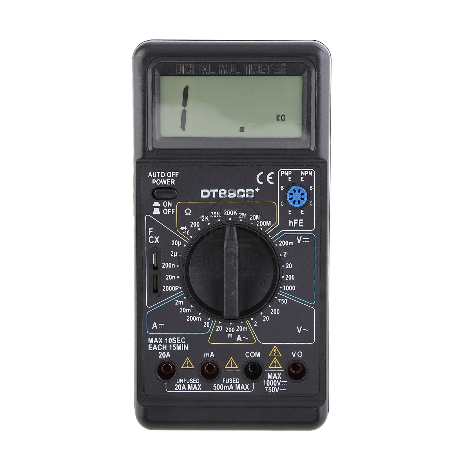 Инструменты Ресанта DT 890 B+ Мультиметр 61/10/224 3,5 разр ж/к дисплей, 30 режимов