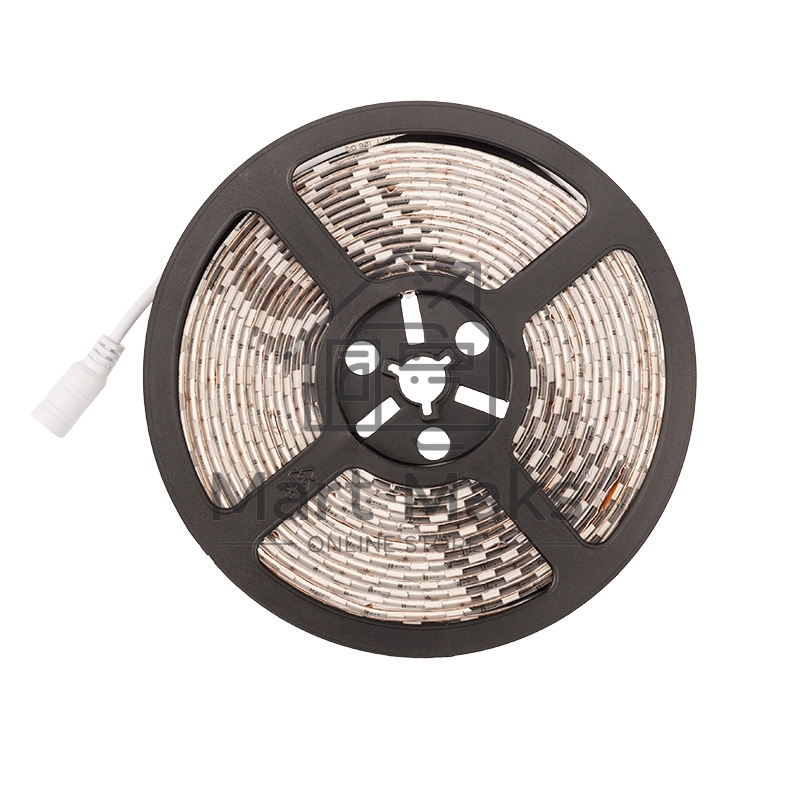 Лента LED силикон, 10 мм, IP65, SMD 5050, 60 LED/m, 12 V, цвет свечения желтый