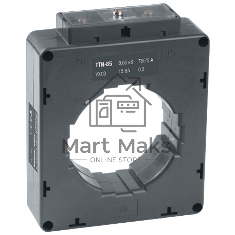 Трансформатор тока IEK ТТИ-85 1500/5А 15ВА класс 0,5S