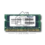 Оперативная память Patriot, DDR3, 4GB (1x4 GB), 1600 MHz, CL11, SO-DIMM