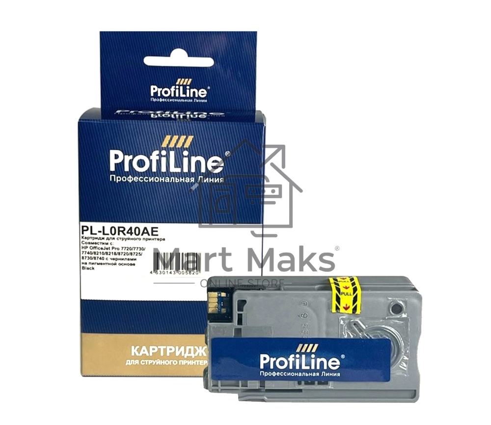 Картридж струйный ProfiLine PL-L0R40AE (957XL) для принтеров HP OfficeJet Pro 7720/7730/7740/8210/8218/8720/8725/8730/8740 с чернилами на пигментной основе Black 10,5 мл