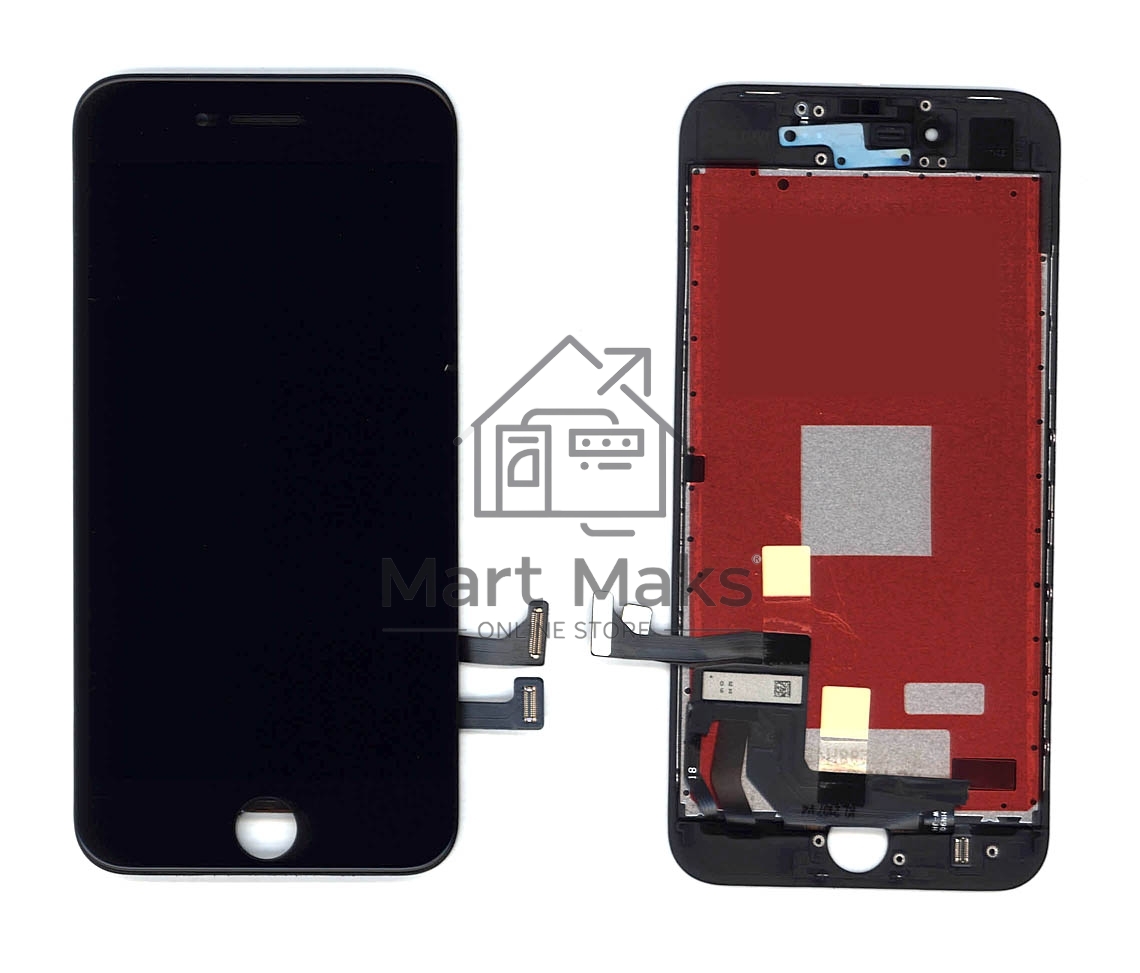 Дисплей для iPhone 8 в сборе с тачскрином (Incell MX) черный в сборе с рамкой
