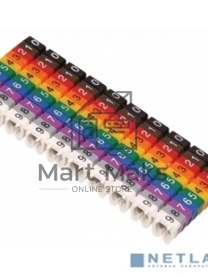 Маркер кабельный МКН комплект цифр 