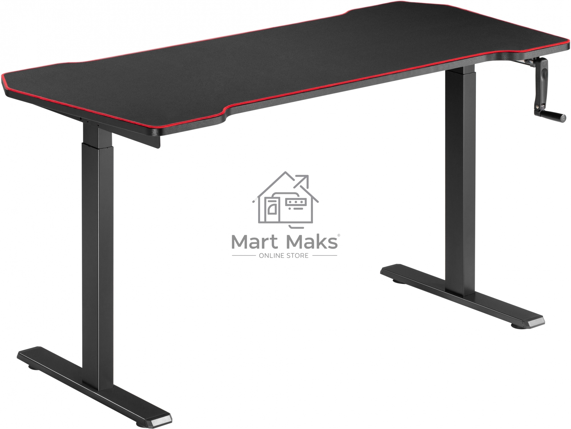 Стол для компьютера Cactus CS-MDL-BK столешница МДФ, черный