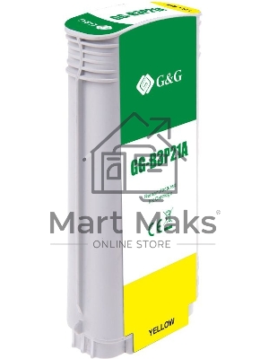 Картридж струйный G&G GG-B3P21A №727 желтый (130 мл) для HP DJ T920/T1500