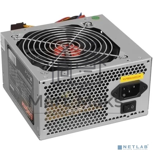 Блок питания ExeGate UNS350 (ES261566RUS-PC), 350Вт, 120мм, серебрянный