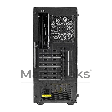 Компьютерный корпус Miditower ExeGate EVO-9211-800NPX (ATX, БП 800NPX с вент. 12см, с окном, 2хUSB+1хUSB3.0, HD аудио, черный, 1 вент. с RGb подсветкой)