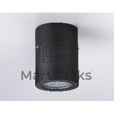Светильник Ambrella light TN22799 BK черный IP44 GU10 max 12W D65*90