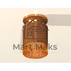 Светильник Ambrella Light XS7404122 SCF/PYG/CF кофе песок/золото желтое полированное/кофе MR16 GU5.3 (N7929, C7404, N7195)