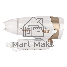 Фен HOLT HT-HD-003 белый, 1600 Вт, компактный