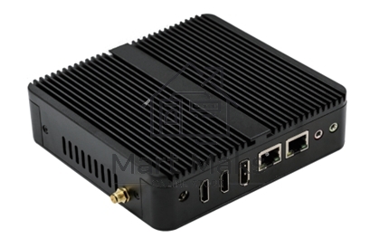Мини ПК HIPER NUG C Intel Celeron J6412(2.6Ghz)/Gb/noDVD/Int:Intel UHD Graphics/BT/WiFi/war 1y/0.6kg/черный/noOS + Пассивная СО/БП 36Вт/металл/VESA Адаптер на 75х75, 100х100