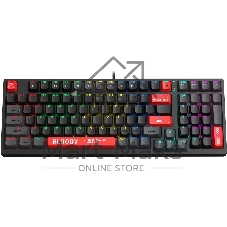 Клавиатура проводная A4Tech Bloody S98 (S98 RED) USB черный/красный