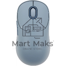 Мышь беспроводная Xiaomi Wireless Mouse 3 синий, 1200 dpi, радиоканал, Bluetooth, USB, кнопки - 5