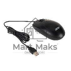 Комплект клавиатура+мышь Acer OMW141 проводной, USB, 1200 DPI, чёрный
