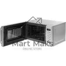 Микроволновая печь Haier HMB-DG208SA серебристый, 20 л, 800 Вт, переключатели - кнопки, поворотный механизм