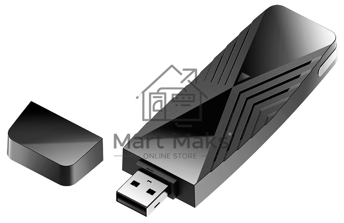 Сетевой адаптер WiFi D-Link DWA-X1850 DWA-X1850/A1A AX1800 USB 3.0 (ант.внутр.)