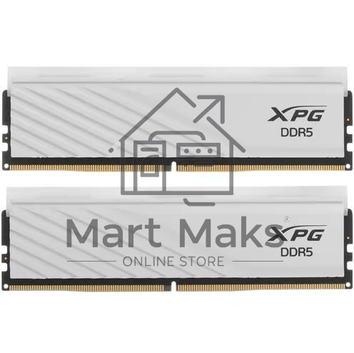 Оперативная память XPG Lancer Blade, DDR5, 32GB (2x16GB), 6000MHz, CL30, DIMM, с радиаторами, RGB, белый