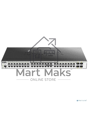 Коммутатор D-Link DGS-3000-52X/B2A,L2 Managed Switch with 48 10/100/1000Base-T ports and 4 10GBase-X SFP+ ports.16K Mac address, 802.3x Flow Control, 4K of 802.1Q VLAN, VLAN Trunking, 802.1p Priority Queues, T