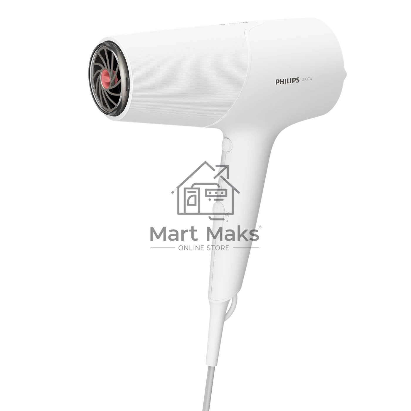Фен Philips BHD500/00 2100Вт, белый