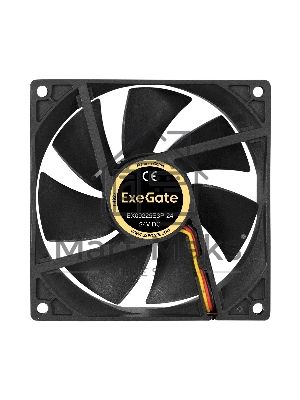 Вентилятор для корпуса ExeGate EX09225S3P-24 черный, 92 мм, 2800 об/мин, 34 дБ, 3 pin