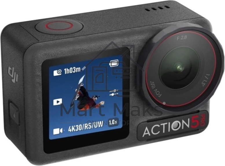 Экшн-камера Dji Osmo Action 5 Standard Combo 1xCMOS 12Mpix серый/черный