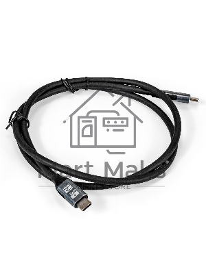 Кабель для зарядки ExeGate EX-CCP-USB3.2-CMCM-1.0 (USB 3.2 Gen2x1 Type Cm/Cm, 10Gbit/s, 8K60Hz, 5A, 60W, PD3.1, 1м)