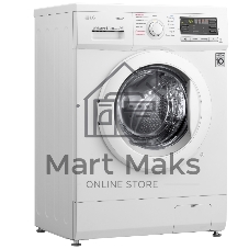 Стиральная машина LG F1296CDS0X белый, загрузка фронтальная 6 кг, 1200 об/мин, класс B