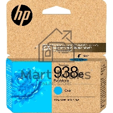Картридж HP INK 938E CYAN