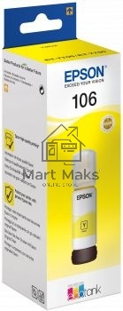 Чернила Epson 106Y C13T00R440 желтый (70 мл) для Epson L7160/7180