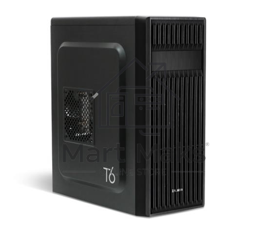Компьютерный корпус Zalman ZM-T6 черный без БП ATX 1xUSB2.0 1xUSB3.0 audio bott PSU