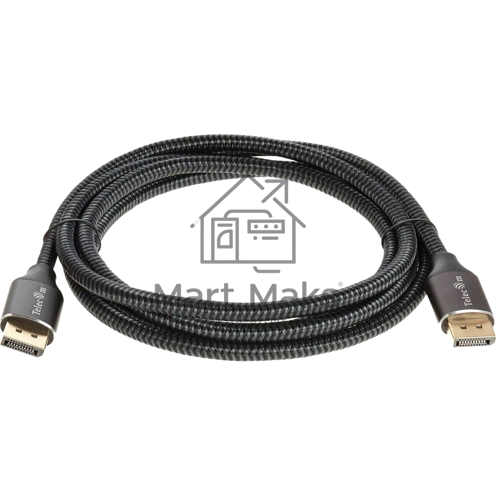 Кабель соединительный DP-DP 1.4V 8K@60Hz 2м, Telecom Pro <TCG750-2M>