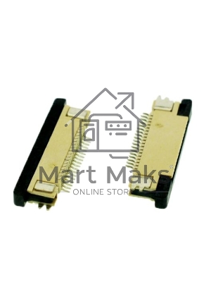 Разъем FPC Half Coverage Bottom Contact 0.5K-BX-10PWB 10 pin высота 2мм шаг 0,5мм
