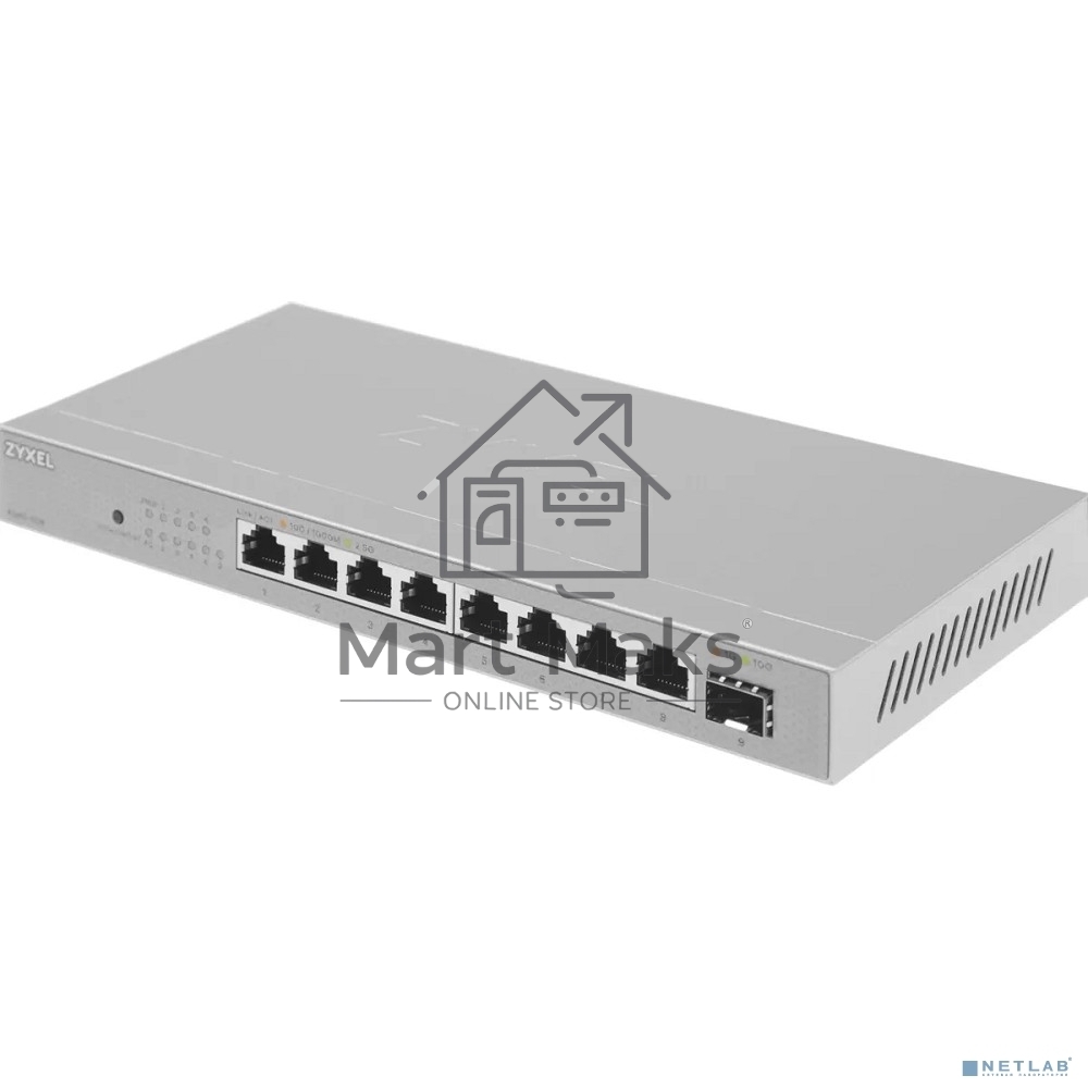 Коммутатор Zyxel XMG-108-ZZ0101F 8x2.5Гбит/с 1SFP+ неуправляемый