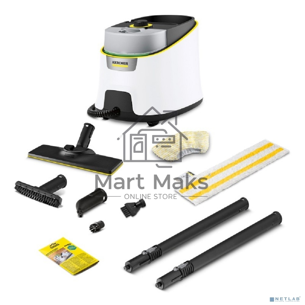 Пароочиститель напольный Karcher EasyFix SC 4 Deluxe 2200Вт белый