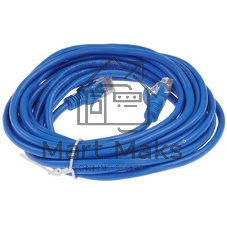 Патч-корд медный UTP Cablexpert PP10-5M/B cat.5, 5м, литой, многожильный, синий