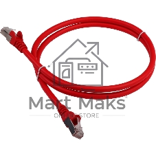 Патч-корд Lanmaster LSZH FTP кат.6, 2.0 м, красный