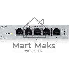 Коммутатор ZYXEL GS1200-5V3-EU0101F, 5×1 Гбит/с, управляемый