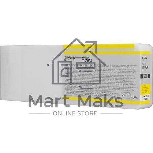 Картридж струйный Epson C13T636400 желтый (700 мл) для Stylus 7700, 7890, 7900, 9700, 9890, 9900, WT7900