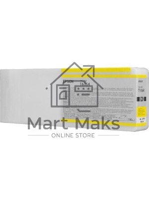 Картридж струйный Epson C13T636400 желтый (700 мл) для Stylus 7700, 7890, 7900, 9700, 9890, 9900, WT7900