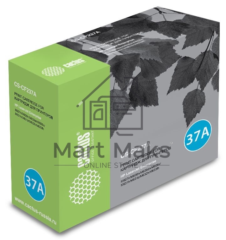 Картридж лазерный Cactus CS-CF237A черный (11000стр.) для HP LJ M608d/M609/M631/M632