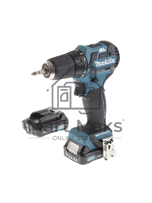 Дрель-шуруповерт Makita DF332DWAE Аккумуляторная, 10.8В, 2 АКБ, Кейс