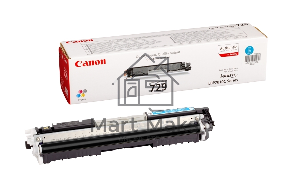 Картридж лазерный Canon Cartridge 729C (4369B002) голубой (1000 стр.) для Canon i-Sensys LBP-7010C/7018C