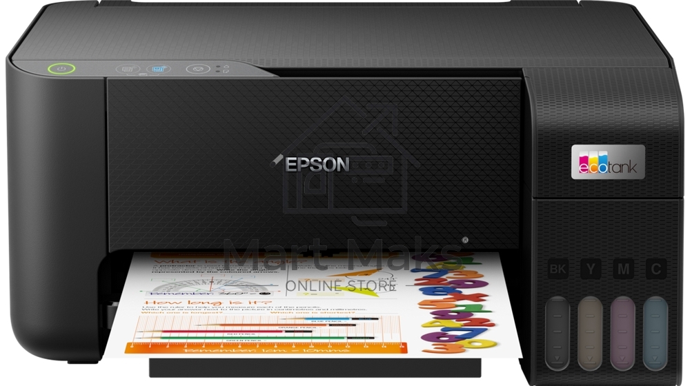 МФУ струйный Epson L3210 (C11CJ68506/C11CJ68403/C11CJ68405/C11CJ68501/C11CJ68517), A4, цветной, печ. до 10 стр/мин. (ч/б) до 5 стр/мин. (цвет), 1440 x 5760 dpi (печать) 600x1200dpi (скан.), USB